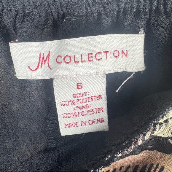 VTG JM Collection Colorful A-Line Skirt Knee-Length Paisley Floral Print Sz 6 - Picture 4 of 8